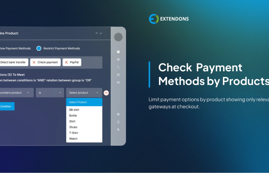 Conditional Payment Methods for WooCommerce
