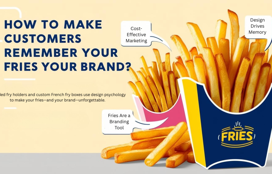 Branded fry holders and custom printed French fry boxes are powerful fast food marketing tools. Learn how to use design psychology to make your fries unforgettable.