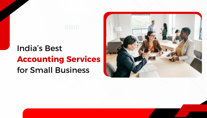 Accountant working on small business finances in India