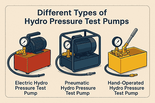 Different Types of Hydro Pressure Test Pumps