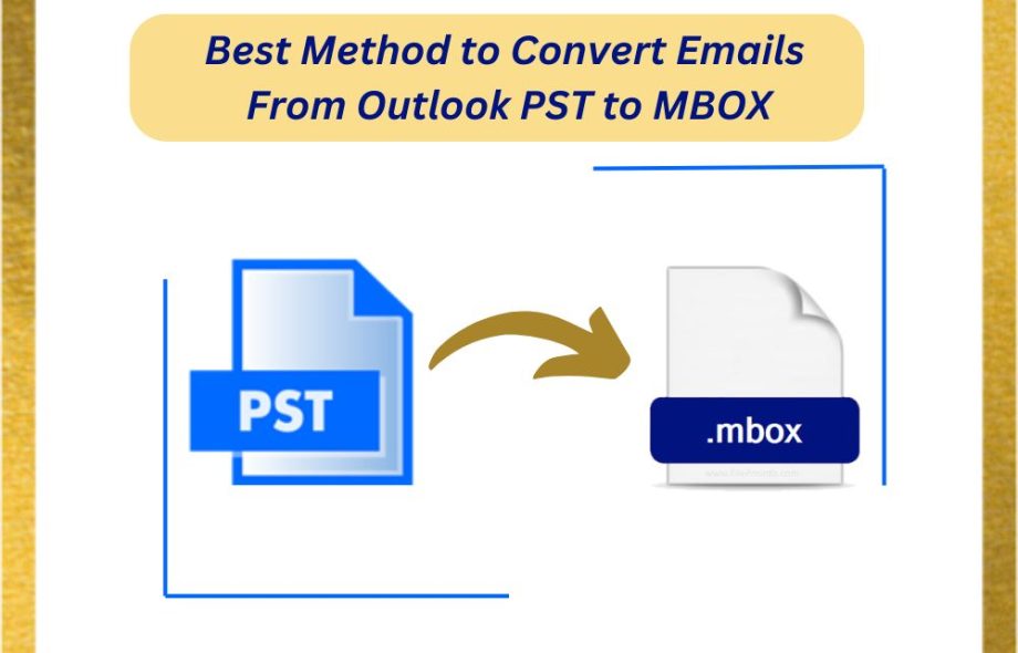convert Outlook pst files to mbox